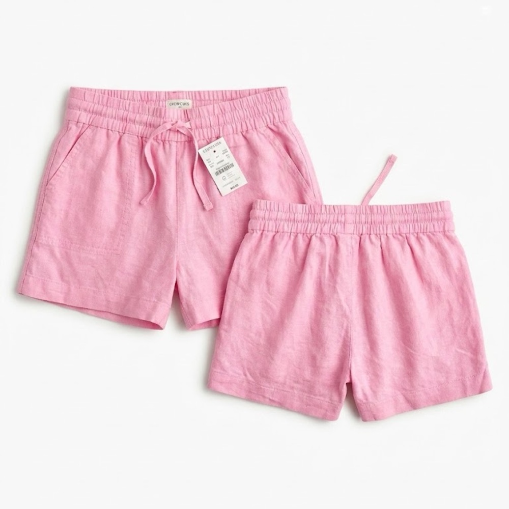 NWT Girls Pink Crewcuts Pull-On Shorts